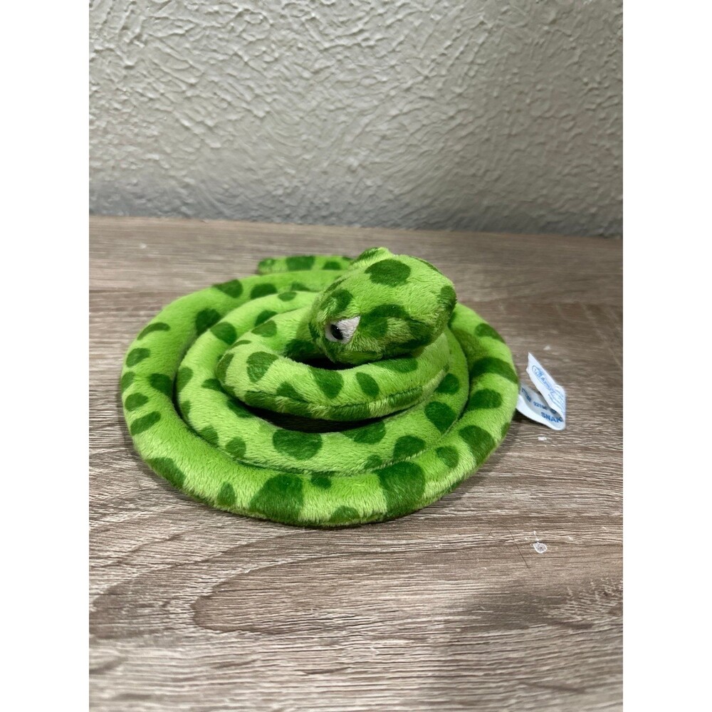 Wishpets Rattler Snake Plush Green Spots 2017